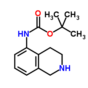 (1,2,3,4-Tetrahydro-isoquinolin-5-yl)-carbamic acid tert-butyl ester Structure,887591-04-0Structure