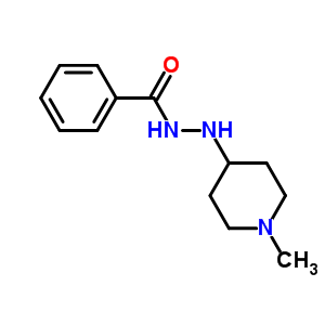 N-benzoyl-n-(n-methyl-piperidin-4-yl)-hydrazine Structure,88858-10-0Structure