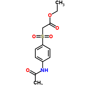 Ethyl 2-(4-acetamidophenyl)sulfonylacetate Structure,88881-74-7Structure