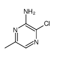 3-Chloro-6-methyl-2-pyrazinamine Structure,89182-15-0Structure