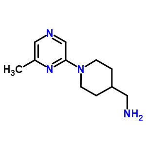 [1-(6-Methylpyrazin-2-yl)piperid-4-yl]methylamine Structure,892502-20-4Structure