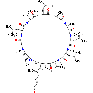 Cyclosporine metabolite m17 Structure,89270-28-0Structure