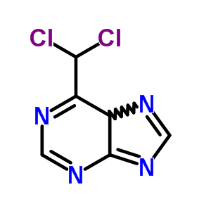 6-(Dichloromethyl)-5h-purine Structure,89281-21-0Structure