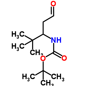 Tert-butyl 1-formyl-3,3-dimethylbutan-2-ylcarbamate Structure,892874-26-9Structure