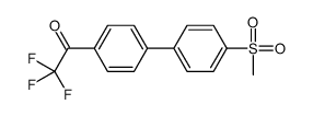 2,2,2-Trifluoro-1-(4-(methylsulfonyl)biphenyl-4-yl)ethanone Structure,893407-18-6Structure