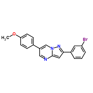 2-(3-Bromo-phenyl)-6-(4-methoxy-phenyl)-pyrazolo[1,5-a]pyrimidine Structure,893613-45-1Structure