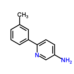 6-(3-Methylphenyl)-3-pyridinamine Structure,893640-46-5Structure