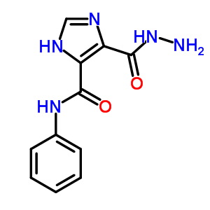 5-Hydrazinocarbonyl-3h-imidazole-4-carboxylic acid phenylamide Structure,89562-40-3Structure