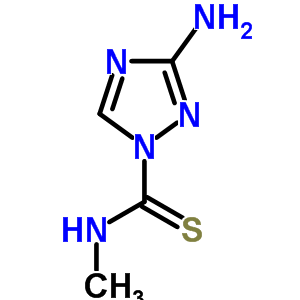 1H-1,2,4-triazole-1-carbothioamide,3-amino-n-methyl- Structure,89603-53-2Structure