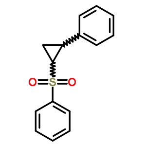 Benzene,[(2-phenylcyclopropyl)sulfonyl]- Structure,89654-30-8Structure