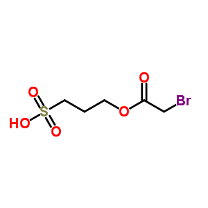 3-(2-Bromoacetyl)oxypropane-1-sulfonic acid Structure,89799-80-4Structure