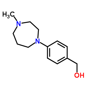 4-(Hexahydro-4-methyl-1h-1,4-diazepin-1-yl)-benzenemethanol Structure,898289-58-2Structure