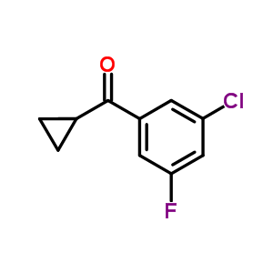 3-Chloro-5-fluorophenyl)(cyclopropyl)methanone Structure,898790-21-1Structure