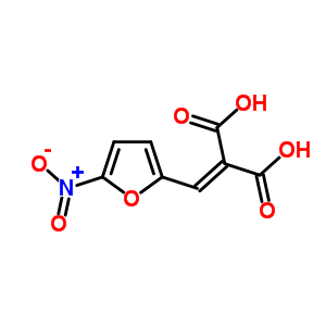 2-[(5-Nitro-2-furyl)methylidene]propanedioic acid Structure,89898-81-7Structure