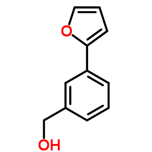 [3-(2-呋喃基)苯基]甲醇结构式_89929-93-1结构式