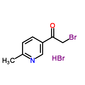 2-Bromo-1-(6-methyl-pyridin-3-yl)-ethanone hydrobromide Structure,89978-48-3Structure