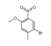 1-Bromo-4-methoxy-2-methyl-5-nitrobenzene Structure,89978-56-3Structure