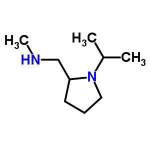 (1-异丙基-2-吡咯烷)-n-甲基甲胺结构式_901585-59-9结构式