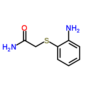 2-[(2-氨基苯基)硫代]乙酰胺结构式_90271-33-3结构式