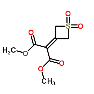 2-(1,1-二氧代硫化环丙烷-3-基)丙二酸二甲酯结构式_90344-91-5结构式