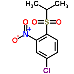 4-Chloro-2-nitro-1-propan-2-ylsulfonyl-benzene Structure,90346-81-9Structure