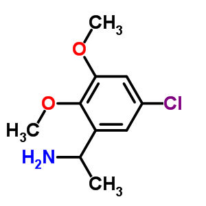 1-(5-氯-2,3-二甲氧基苯基)乙胺结构式_903581-03-3结构式