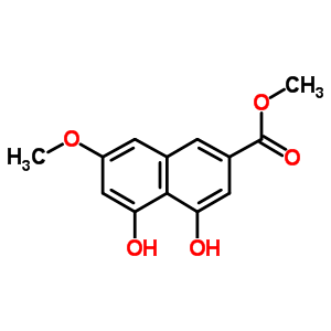 4,5-Dihydroxy-7-methoxy-2-naphthalenecarboxylic acid methyl ester Structure,90539-46-1Structure