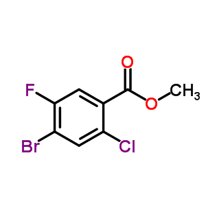 Methyl 4-bromo-2-chloro-5-fluorobenzoate Structure,908248-32-8Structure