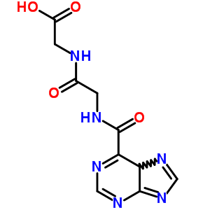 2-[[2-(5H-purine-6-carbonylamino)acetyl]amino]acetic acid Structure,90842-98-1Structure