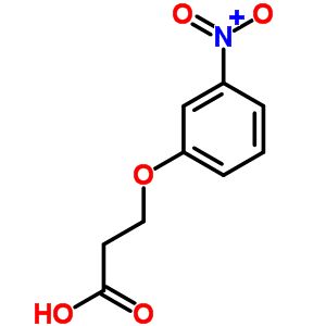 3-(3-硝基苯氧基)丙酸结构式_91004-46-5结构式