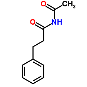 Benzenepropanamide,n-acetyl- Structure,91132-95-5Structure