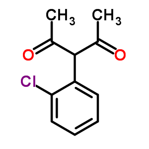 3-(2-氯苯基)-2,4-戊二酮结构式_91193-18-9结构式