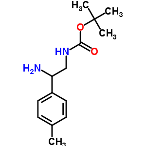 (2-氨基-2-对甲苯乙基)-氨基甲酸叔丁酯盐酸盐结构式_912762-91-5结构式