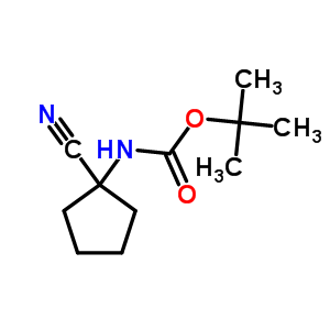 (1-Cyano-cyclopentyl)-carbamic acidtert-butyl ester Structure,912770-99-1Structure