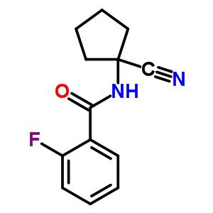 N-(1-cyano-cyclopentyl)-2-fluoro-benzamide Structure,912771-07-4Structure