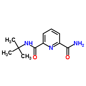 n2-(1,1-二甲基乙基)-2,6-吡啶二羧酰胺结构式_91285-77-7结构式