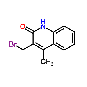 3-(Bromomethyl)-4-methyl-1h-quinolin-2-one Structure,91348-38-8Structure