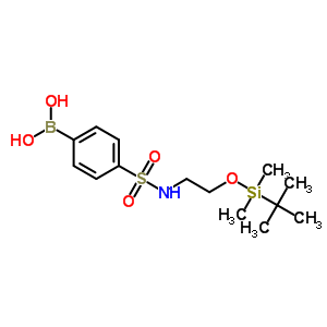 4-(N-(2-(tbdmso)ethyl)sulfamoyl)phenylboronic acid Structure,913835-53-7Structure