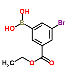 3-Bromo-5-(ethoxycarbonyl)benzeneboronic acid Structure,913835-88-8Structure