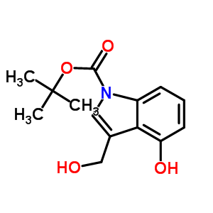 1-Boc-4-hydroxy-3-hydroxymethylindole Structure,914349-12-5Structure