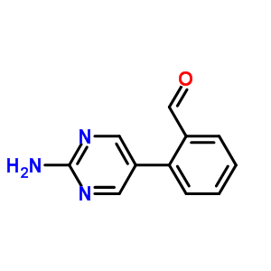 2-(2-Aminopyrimidin-5-yl)benzaldehyde Structure,914349-52-3Structure