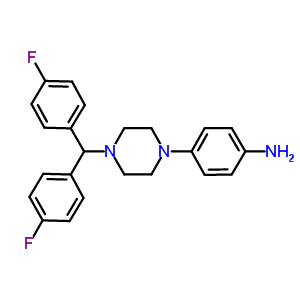 4-{4-[双(4-氟苯基)甲基]哌嗪-1-基}苯胺结构式_914349-65-8结构式