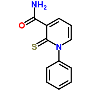 3-Pyridinecarboxamide,1,2-dihydro-1-phenyl-2-thioxo- Structure,91540-53-3Structure