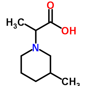 2-(3-Methylpiperidin-1-yl)propanoic acid Structure,915920-25-1Structure