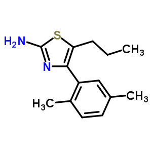 4-(2,5-Dimethylphenyl)-5-propyl-1,3-thiazol-2-amine Structure,915920-38-6Structure