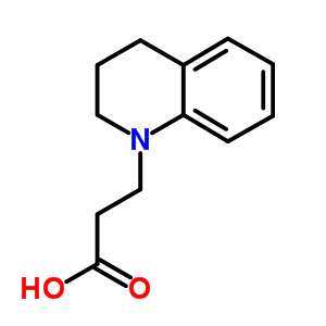 3,4-Dihydro-1(2h)-quinolinepropanoic acid Structure,91641-02-0Structure