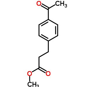 Methyl 3-(4-acetylphenyl)propanoate Structure,91671-15-7Structure