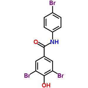 3,5-Dibromo-n-(4-bromophenyl)-4-hydroxy-benzamide Structure,91692-67-0Structure