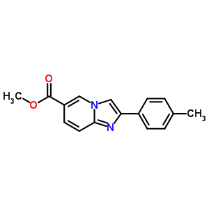 Methyl 2-p-tolylh-imidazo[1,2-a]pyridine-6-carboxylate Structure,917252-78-9Structure