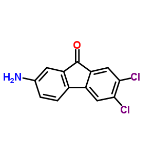 9H-fluoren-9-one,7-amino-2,3-dichloro- Structure,91821-97-5Structure